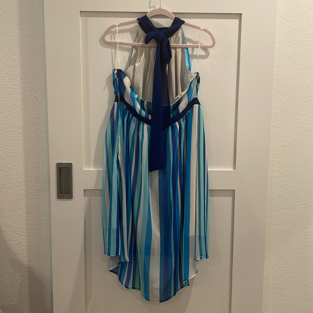 ModCloth Striped Halter Dress XL - Picture 2 of 2